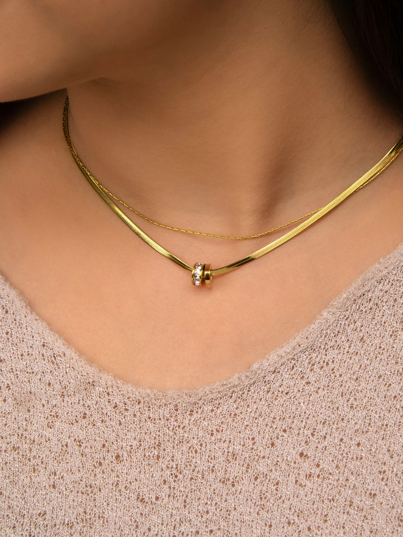 Shimmering Crystal Necklace