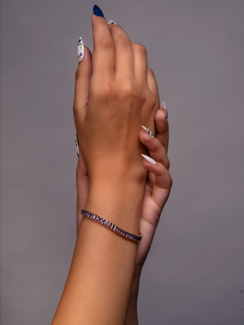 Amethyst Radiance Bracelet