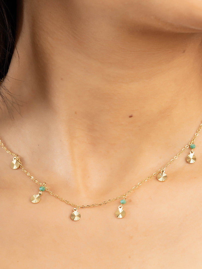 Ethereal Disc Charm Choker
