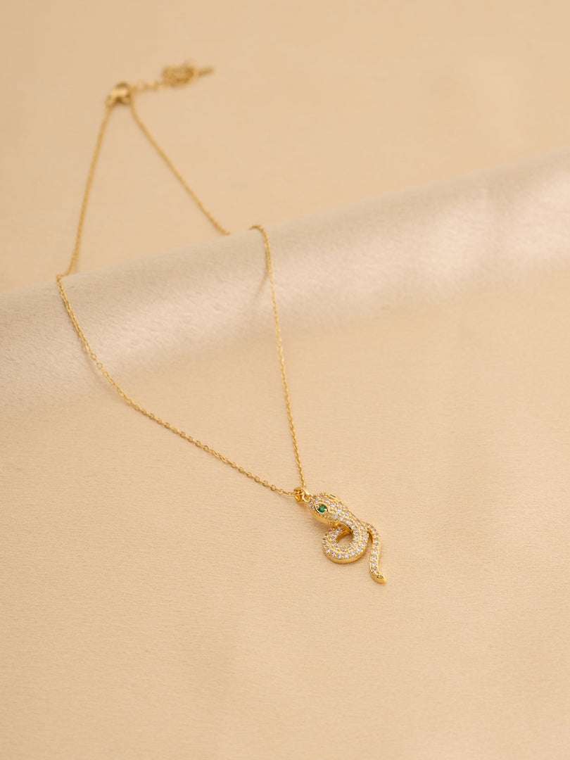 Glitter Cobra Necklace