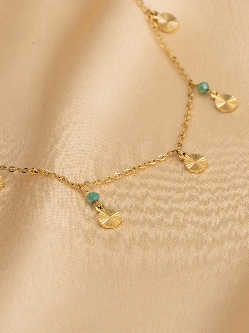 Ethereal Disc Charm Choker
