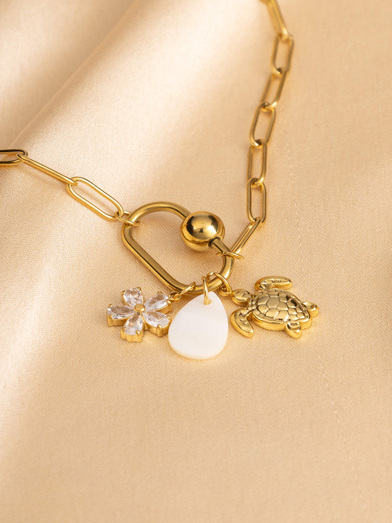 Isla Charm Link Necklace