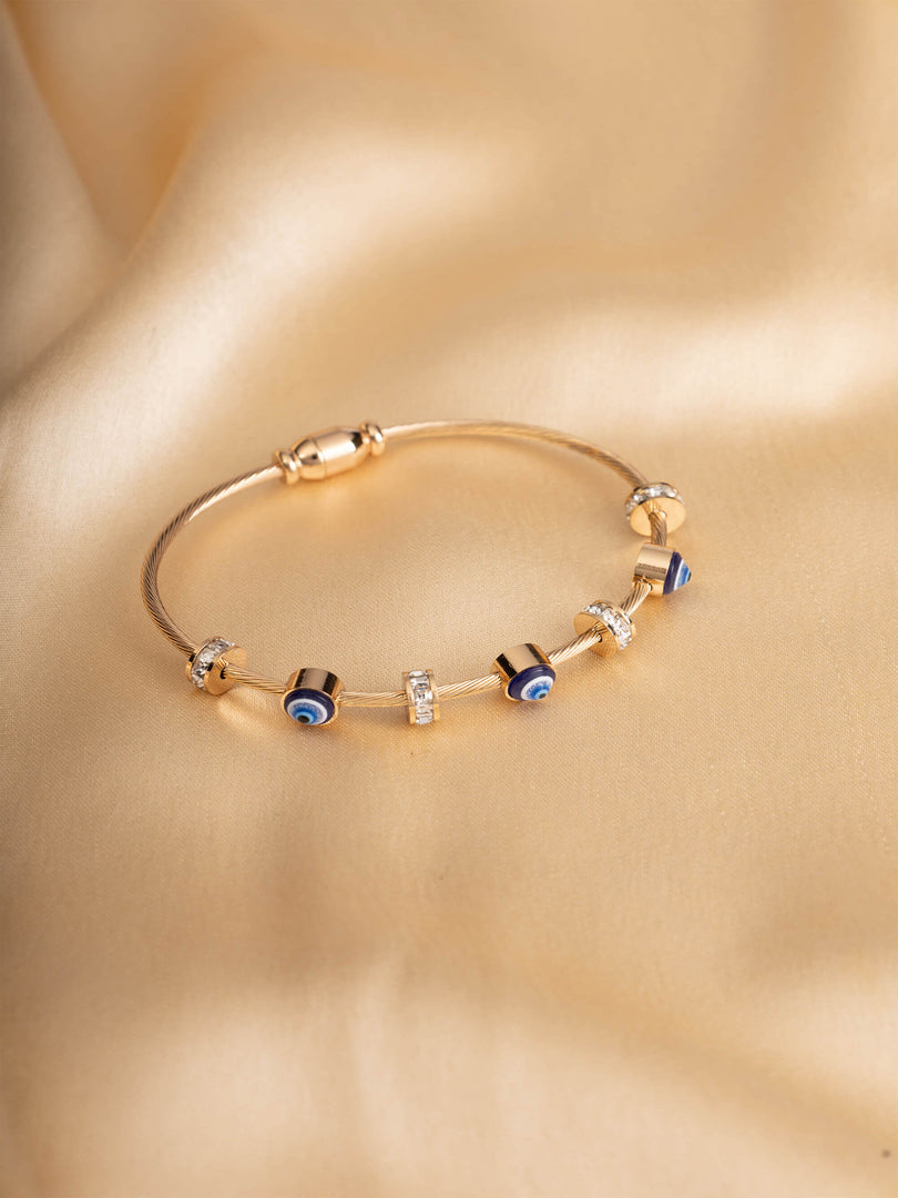 Aura Guard Cable Charm Bracelet