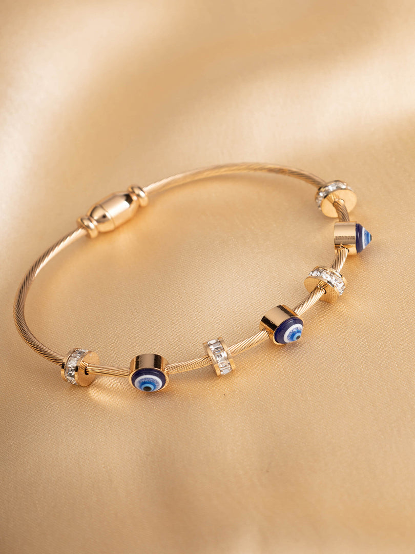 Aura Guard Cable Charm Bracelet