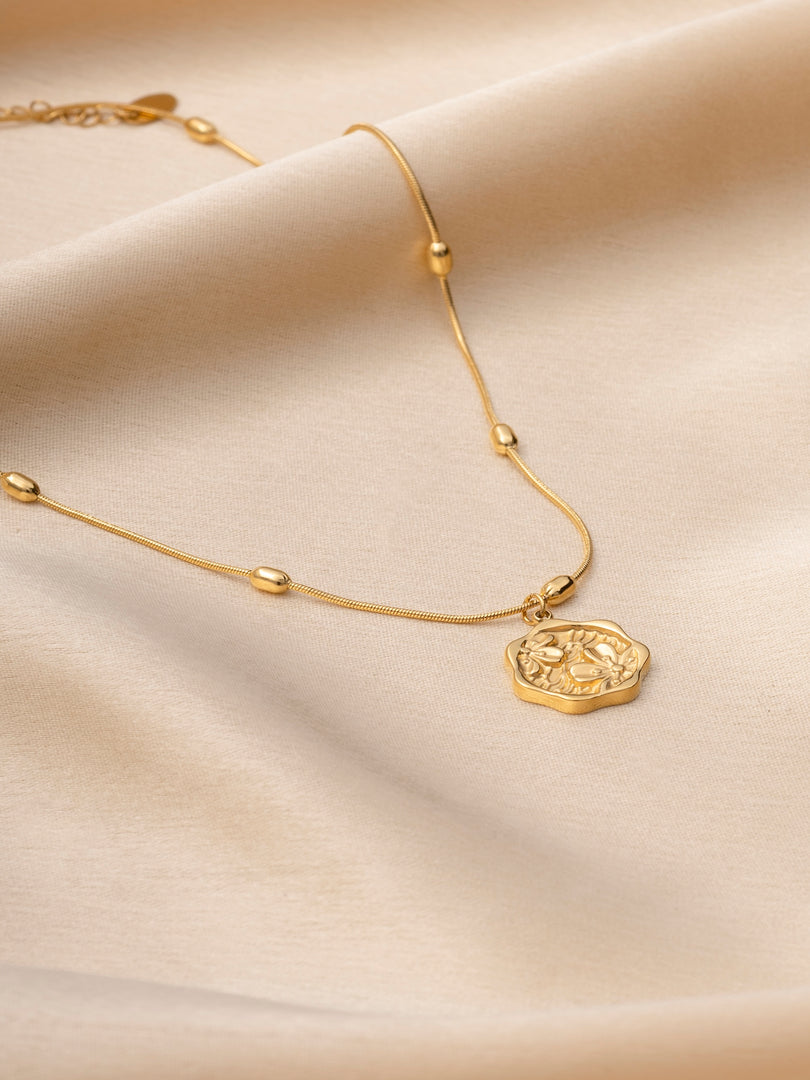 Gold Medallion Necklace