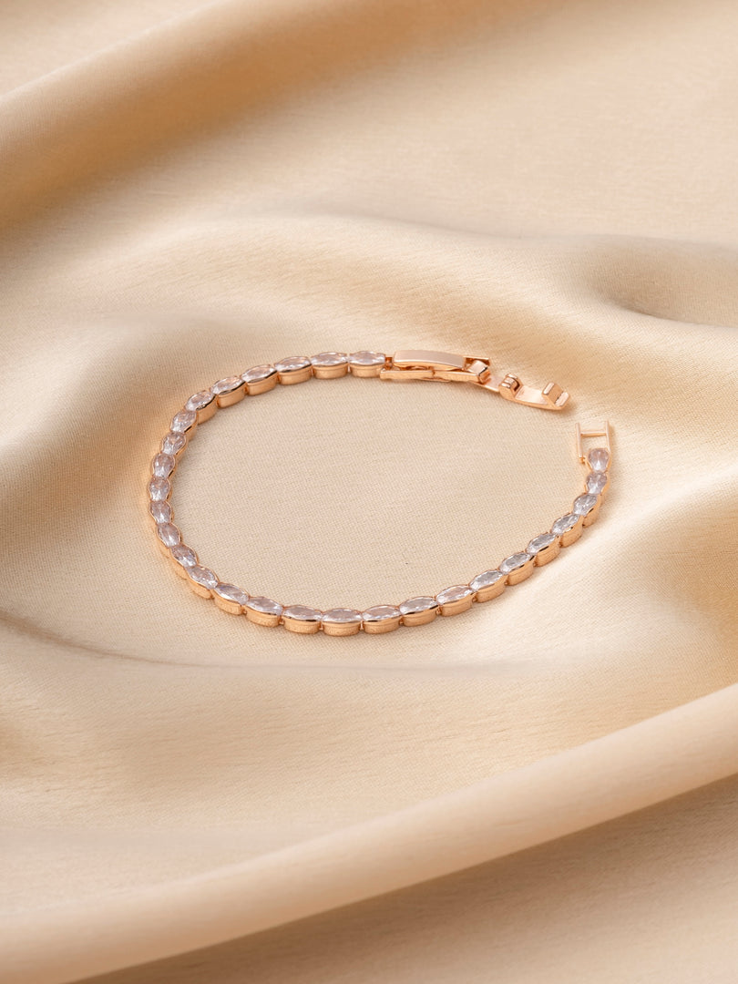 dazzling oval-cut crystals Bracelet