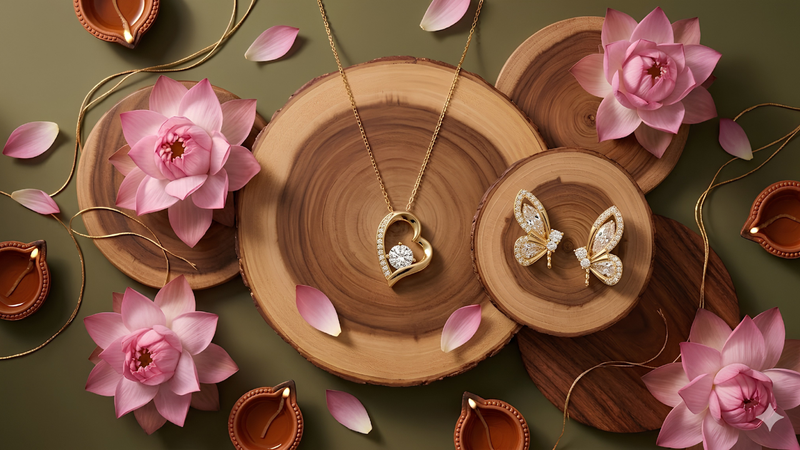 Akshaya Tritiya jewellery collection with gold chains, bracelets, and rings for good luck and style