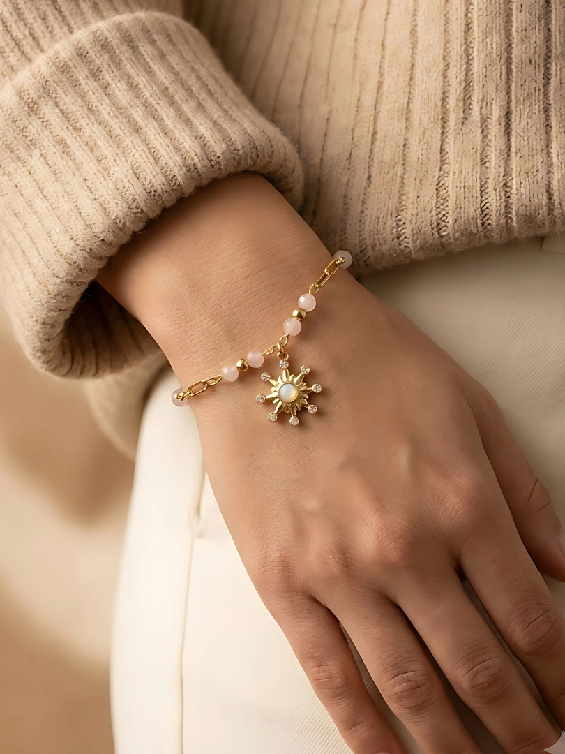 Celestial Bloom Charm Bracelet