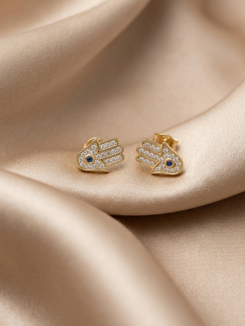 Hamsa Evil Eye Pave Jewellery Set