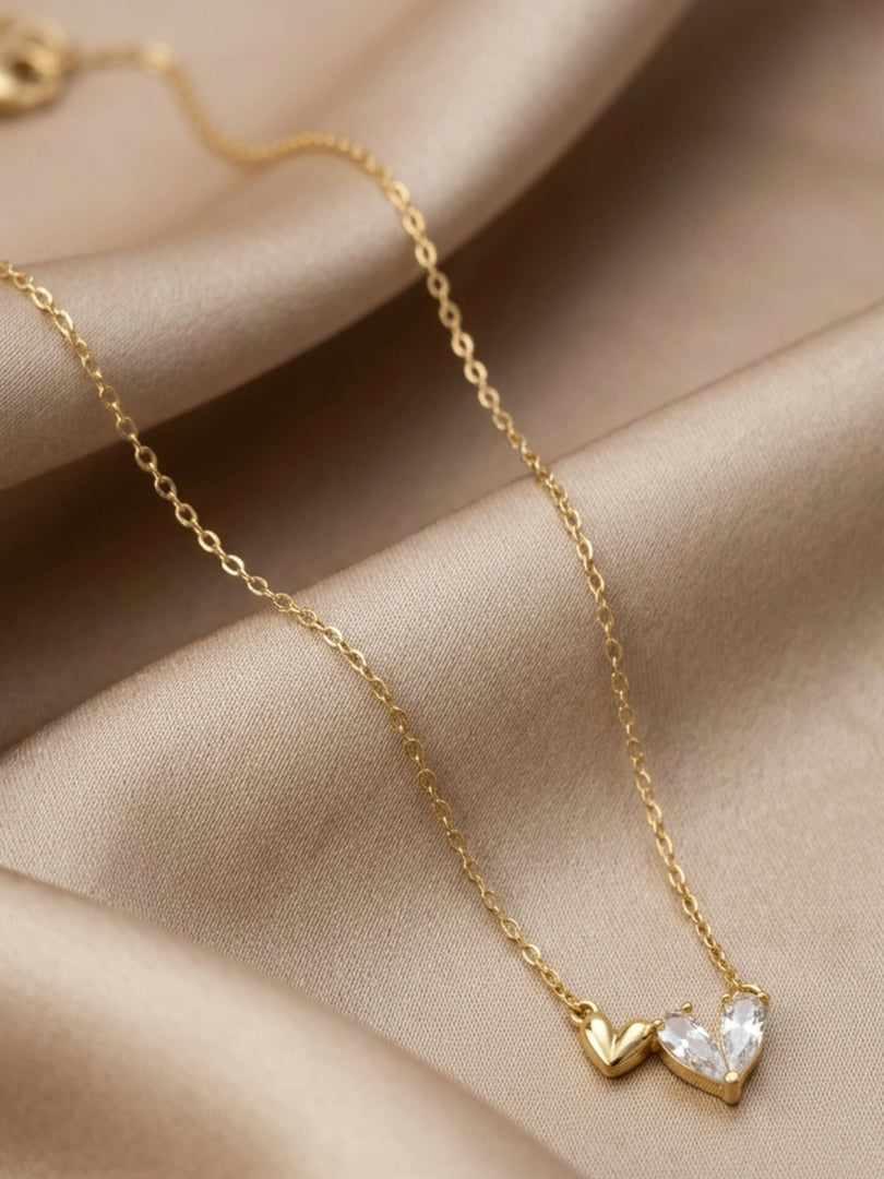 Heart Marquise Crystal Necklace