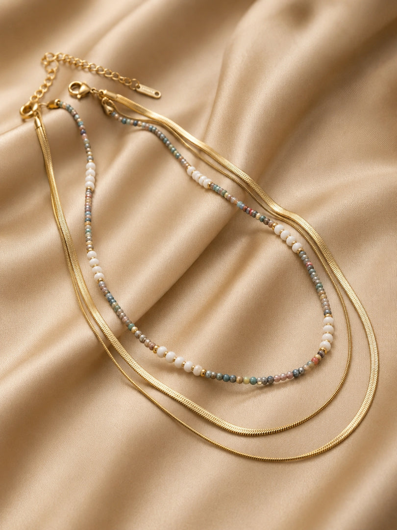 Harmony Beaded Layered Necklace