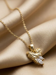 Amour Heart Pendant Necklace