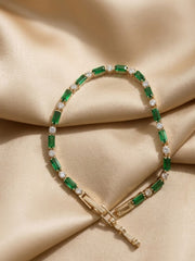 Emerald Riviera Tennis Bracelet