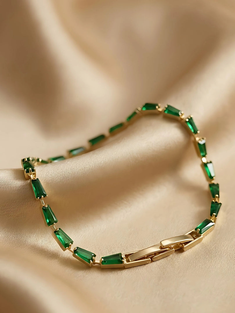 Emerald Luxe Tennis Bracelet