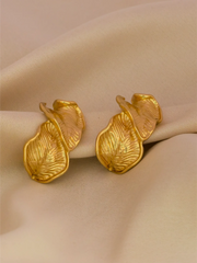 Golden Leaf Earring