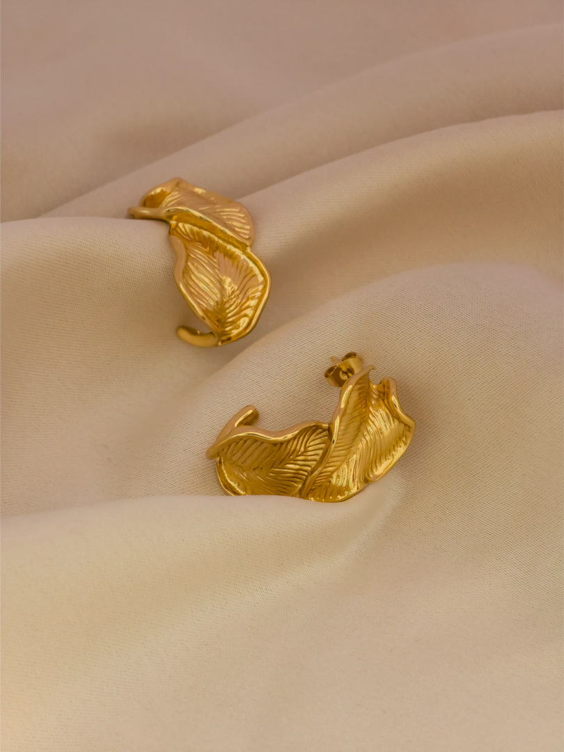 Golden Leaf Earring