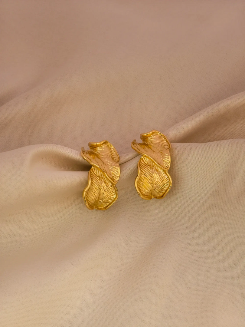 Golden Leaf Earring