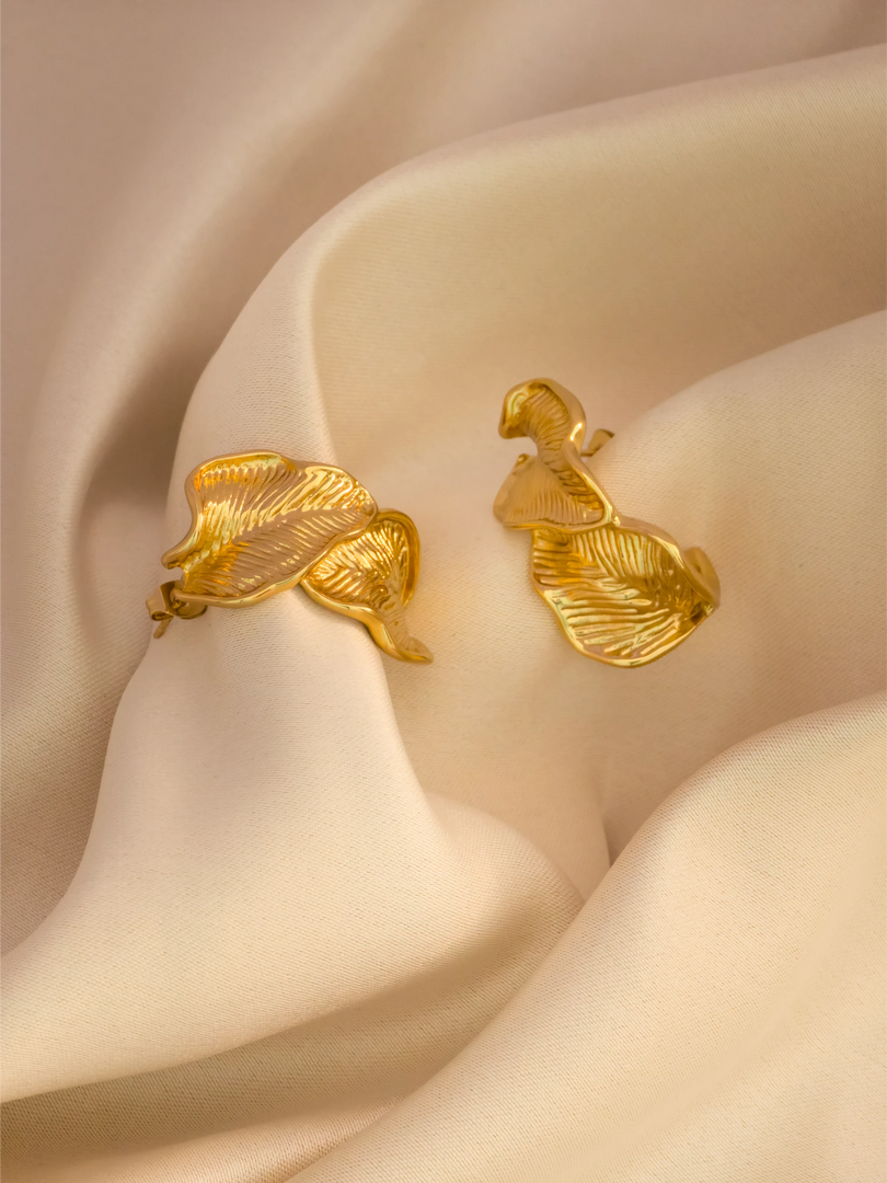 Golden Leaf Earring