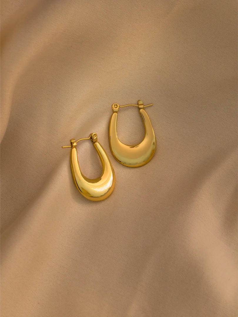 U-shaped Hoops Earrings