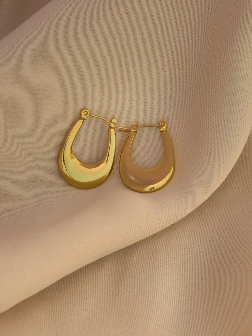 U-shaped Hoops Earrings