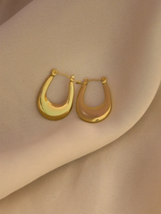 U-shaped Hoops Earrings
