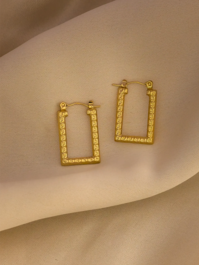Modern Maze Earrings
