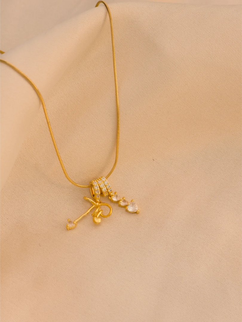 Initial Spark Necklace