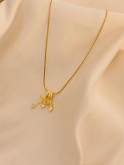 Initial Spark Necklace