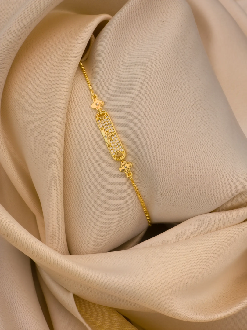 Clover & Pave Bracelet