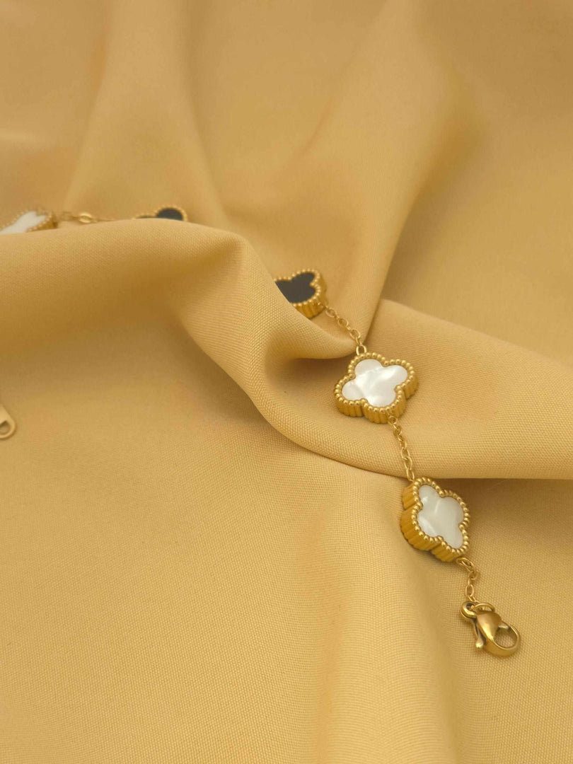 Luxe Dual Clover Bracelet