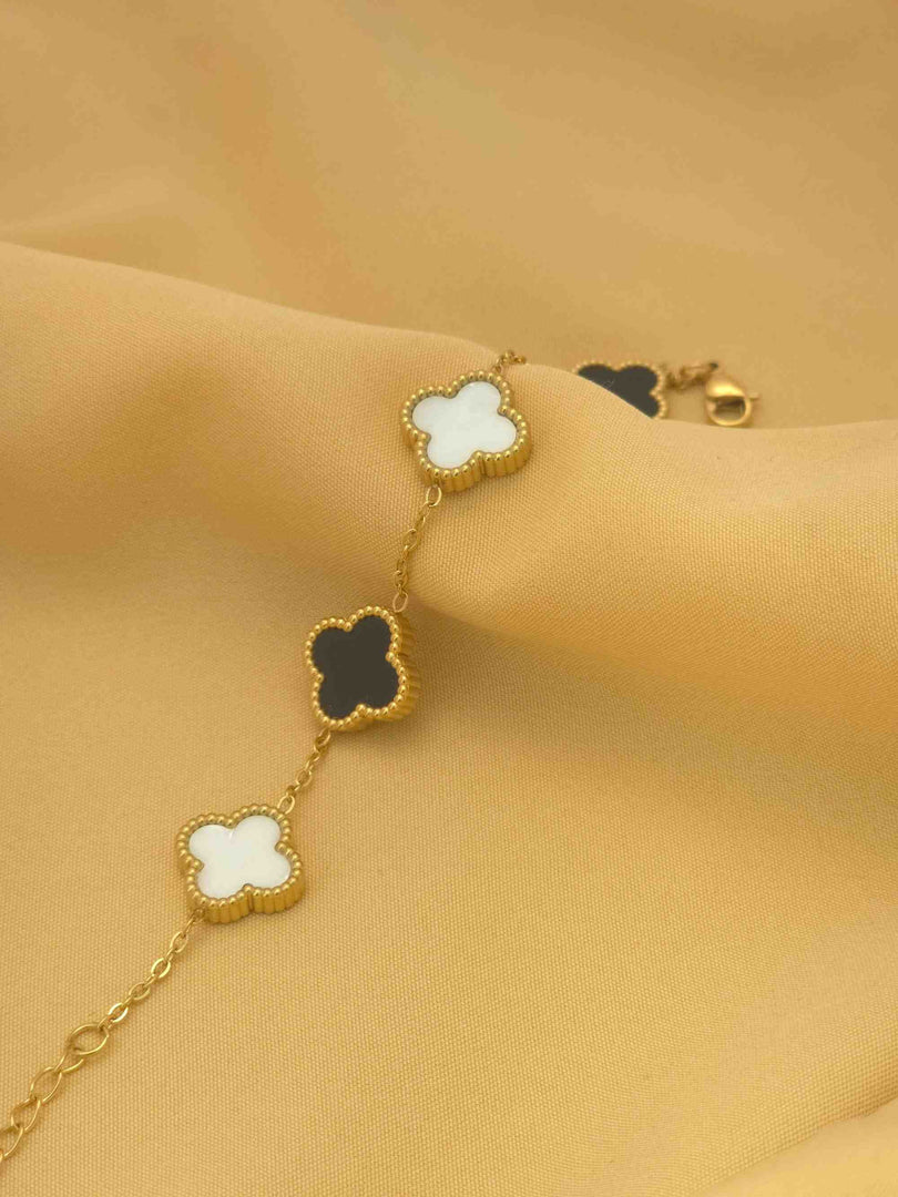 Luxe Dual Clover Bracelet