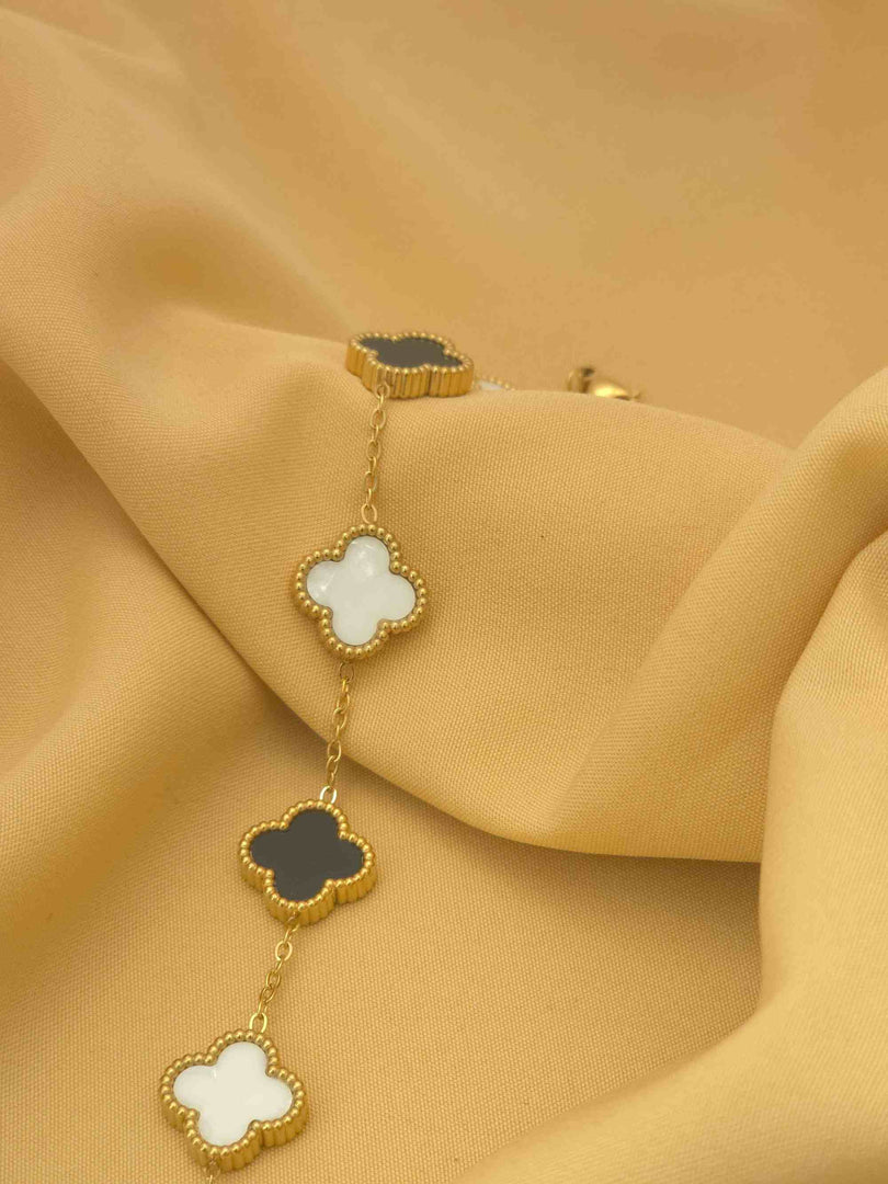 Luxe Dual Clover Bracelet