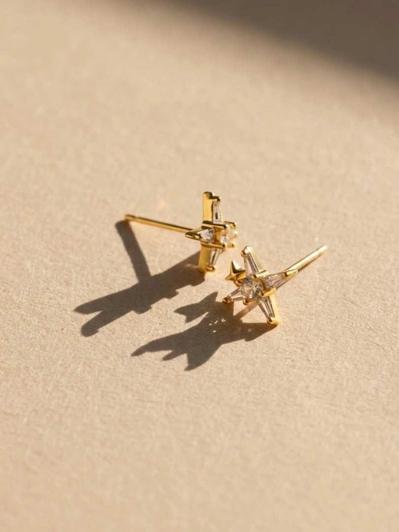 Nova Starburst Stud Earrings