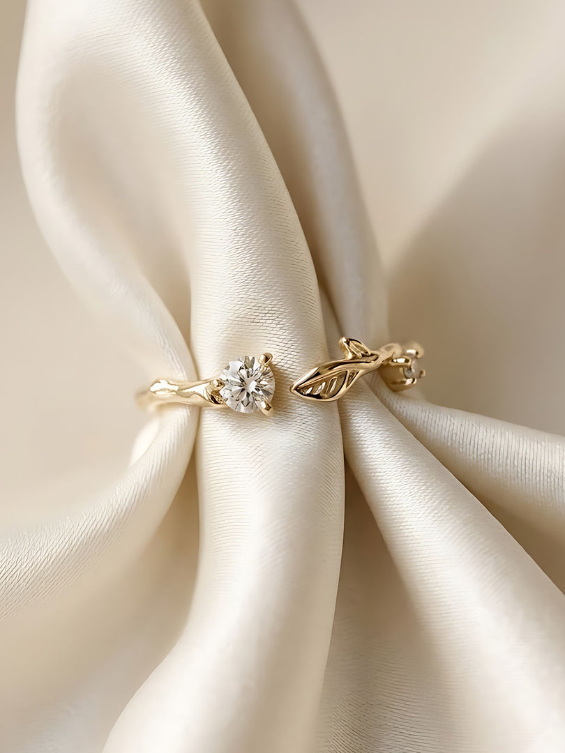 Golden Bloom Whisper Ring