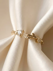Golden Bloom Whisper Ring