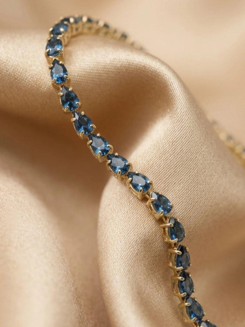 Midnight Sapphire Tennis Bracelet
