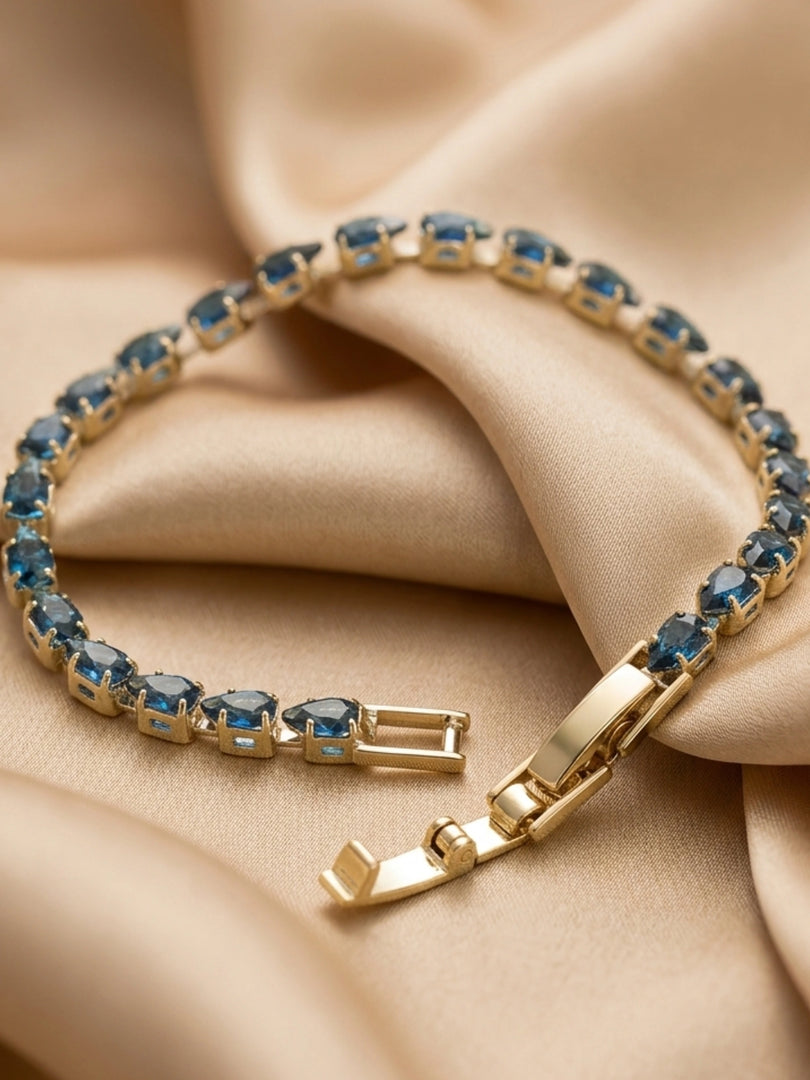 Midnight Sapphire Tennis Bracelet