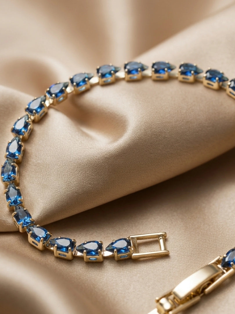 Midnight Sapphire Tennis Bracelet