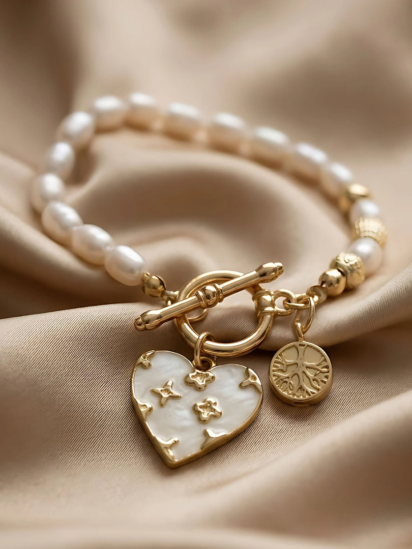 Pearl Heritage Charm Bracelet