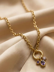 Midnight Charm Pendant Necklace