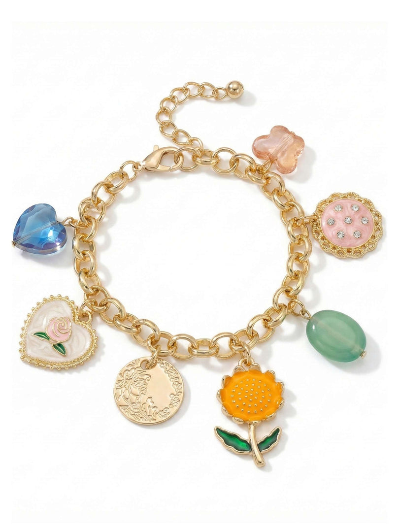 Sunlit Garden Charm Bracelet