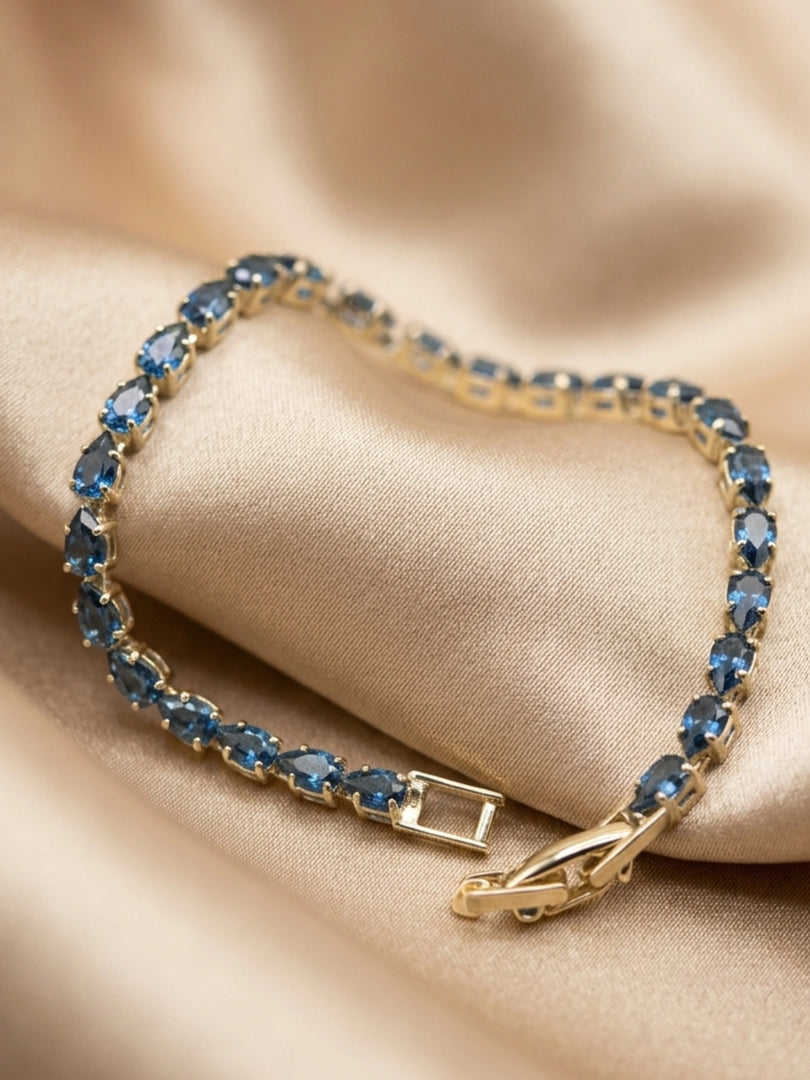 Midnight Sapphire Tennis Bracelet