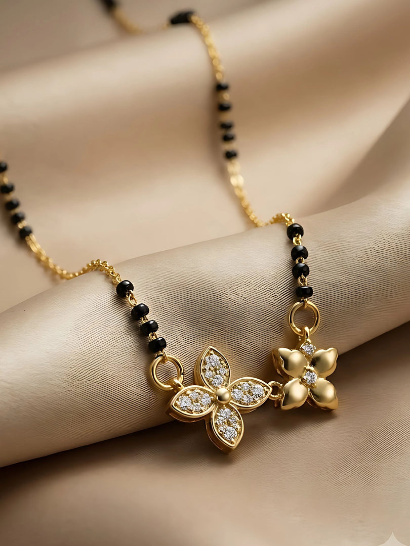 Floral Grace Mangalsutra