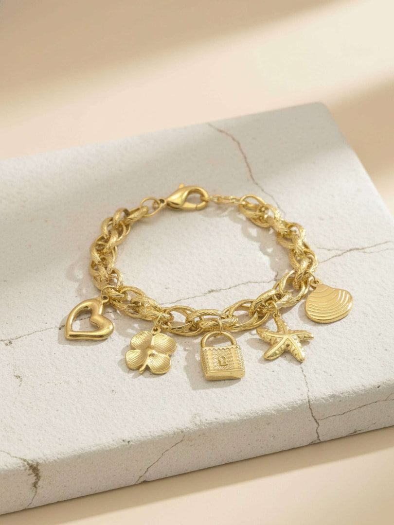 Charm Cascade Bracelet