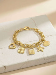 Charm Cascade Bracelet