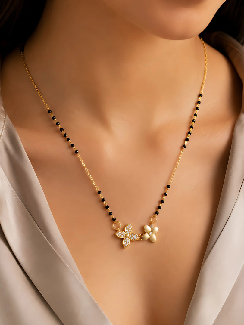 Floral Grace Mangalsutra
