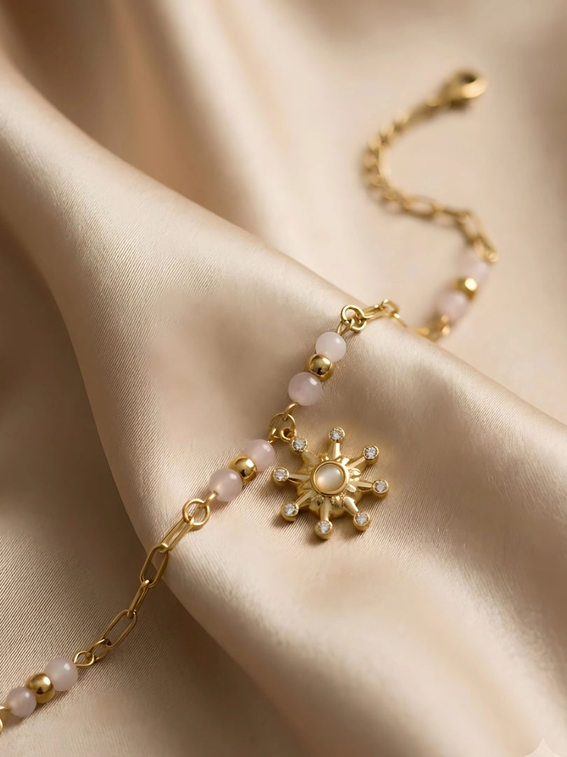 Celestial Bloom Charm Bracelet