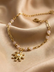 Celestial Bloom Charm Bracelet
