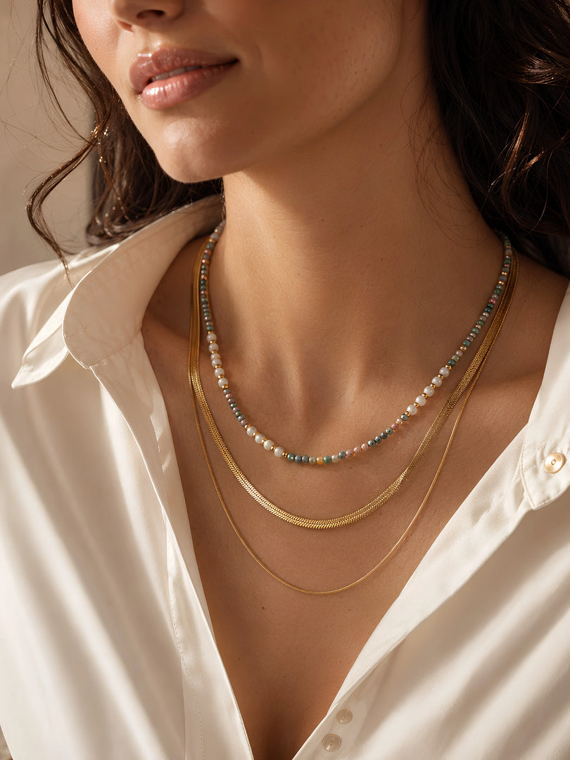 Harmony Beaded Layered Necklace