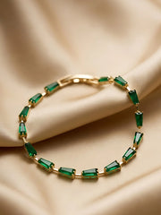 Emerald Luxe Tennis Bracelet